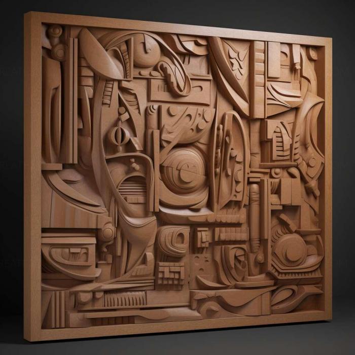 نموذج ثلاثي الأبعاد لآلة CNC 3D Art 